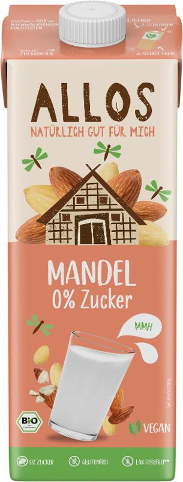 Produktfoto zu Mandel Drink Natur ohne Zucker
