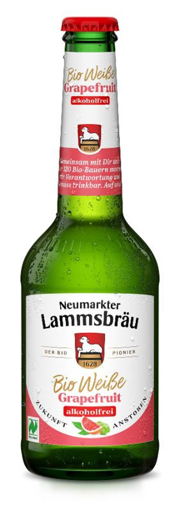 Produktfoto zu Lammsbräu Weiße & Grapefruit alkoholfrei