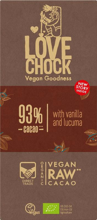 Produktfoto zu Raw Chocolate 93 % Kakao