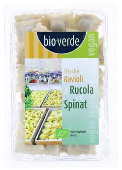 Produktfoto zu Frische Ravioli mit Rucola und Spinat