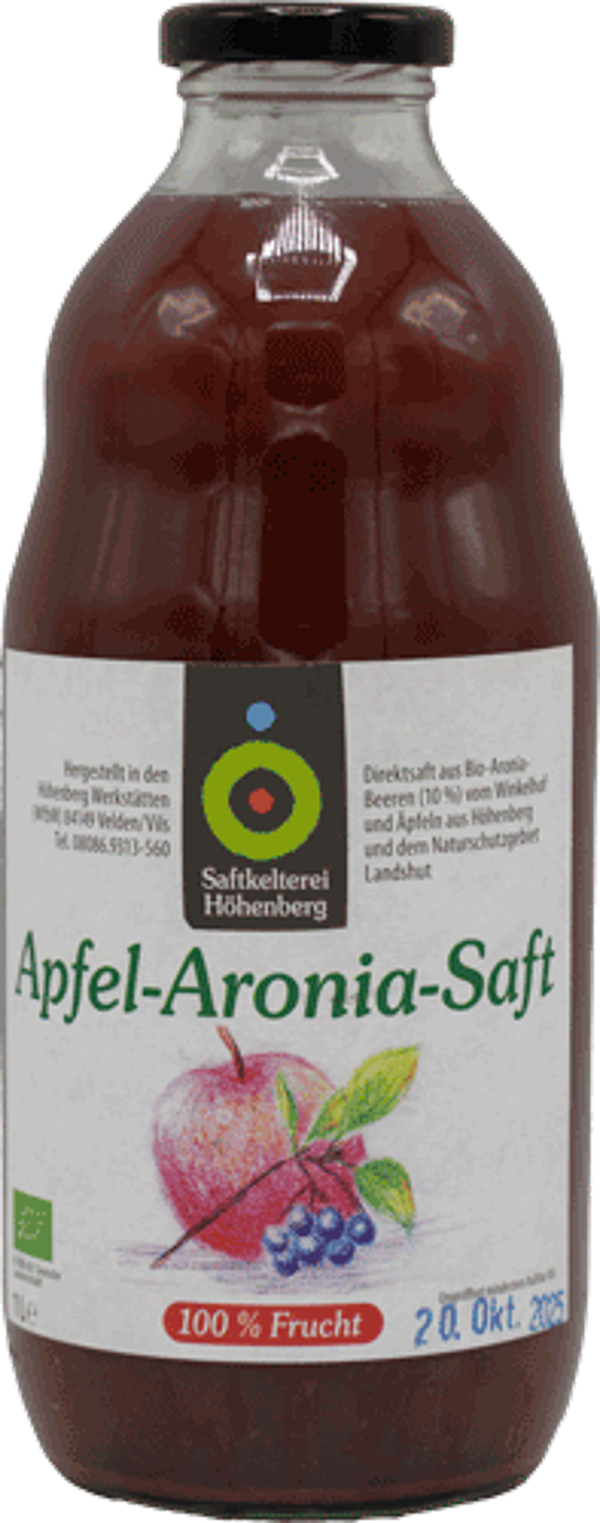 Produktfoto zu Apfel-Aronia-Saft aus Höhenberg