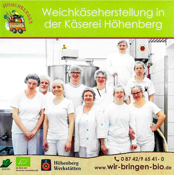 Produktfoto zu Flyer: Weichkäseherstellung in der Käserei Höhenberg