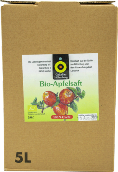 Produktfoto zu Höhenberger Apfelsaft 5 l