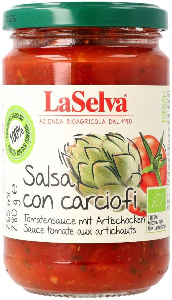 Produktfoto zu Tomatensauce mit Artischocken