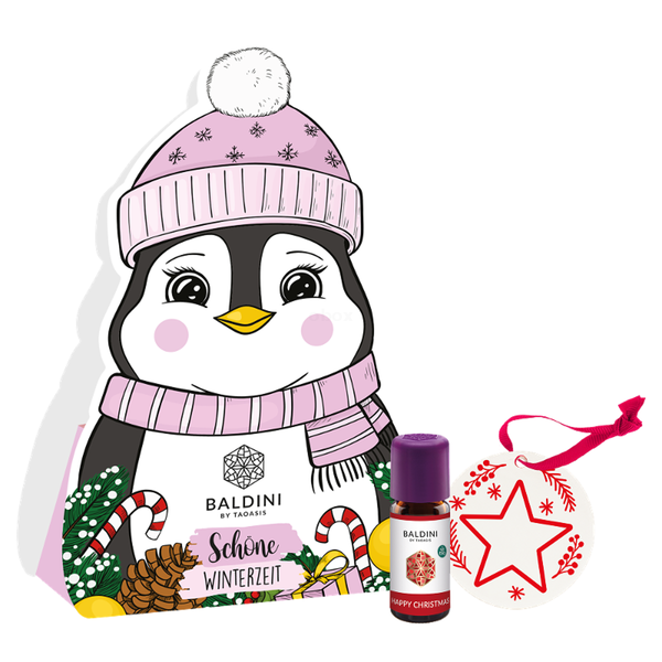 Produktfoto zu Duftset Winterzeit Pinguin pink