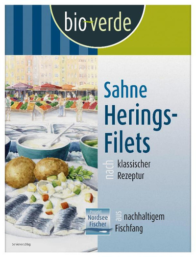Produktfoto zu Sahne-Herings-Filets