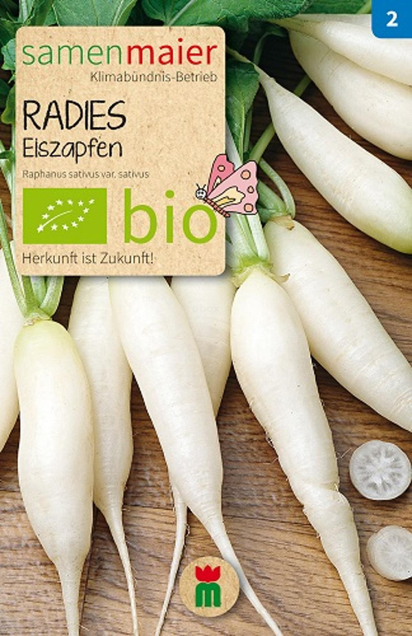 Produktfoto zu Saatgut Radies Eiszapfen