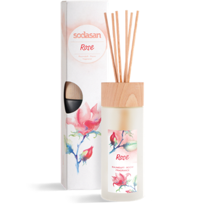 Produktfoto zu Bio-Raumduft Rose Sodasan