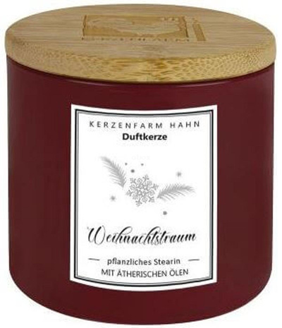 Produktfoto zu Duftkerze Weihnachtstraum rot