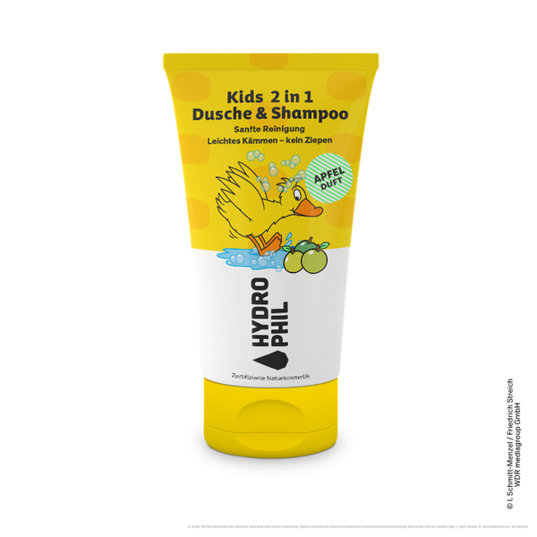 Produktfoto zu Kids 2 in 1 Dusche & Shampoo mit Apfelduft