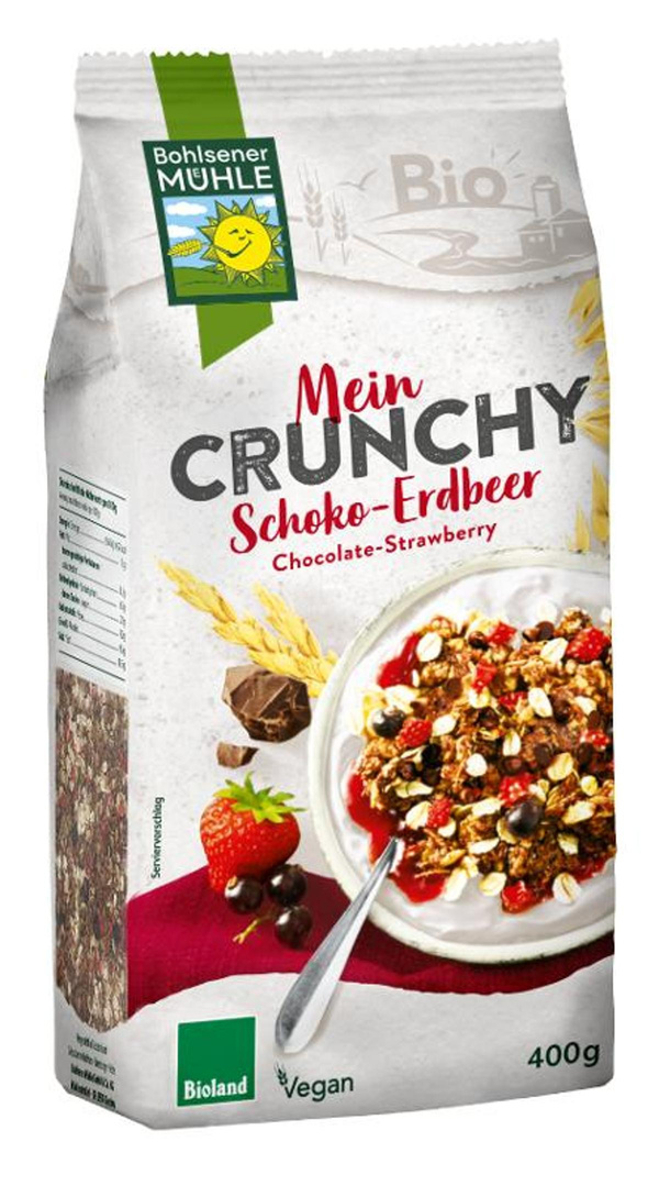 Produktfoto zu Crunchy Schoko-Erdbeer