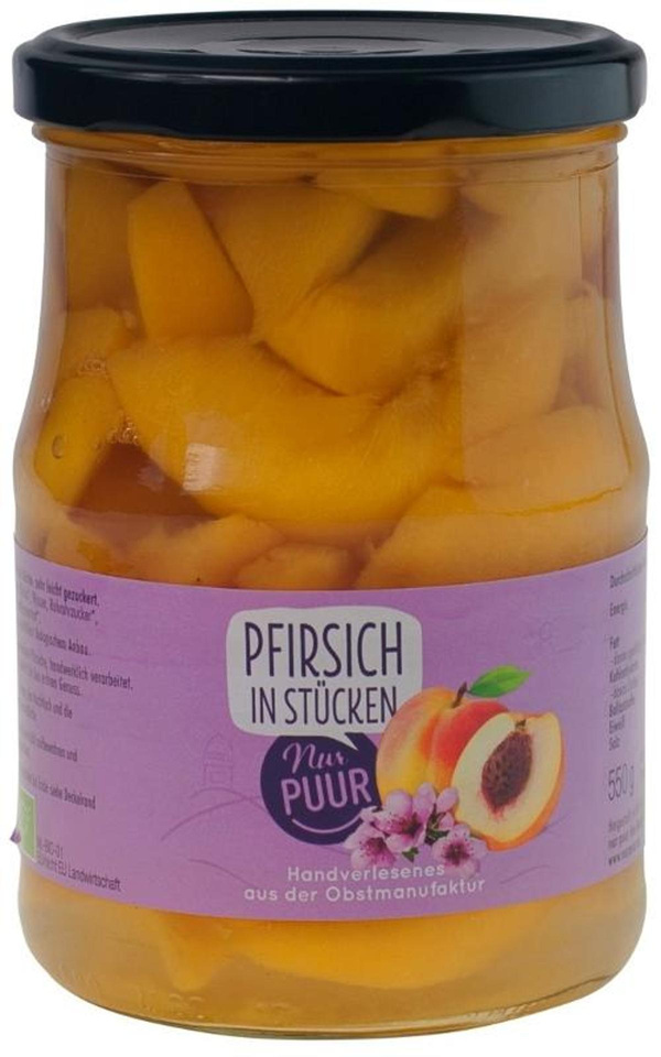 Produktfoto zu Pfirsich in Stücken