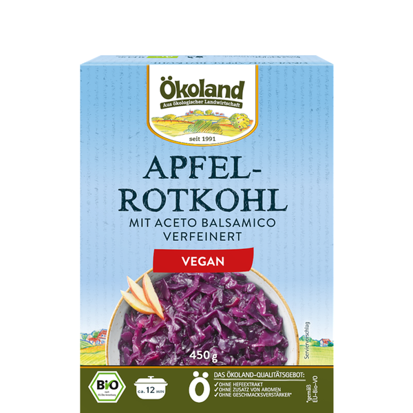 Produktfoto zu Apfel-Rotkohl