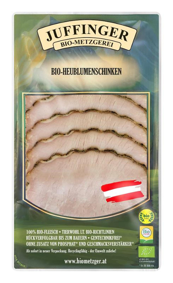 Produktfoto zu Heublumenschinken in Scheiben