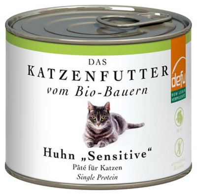 Produktfoto zu Katzenfutter Paté Huhn sensitiv