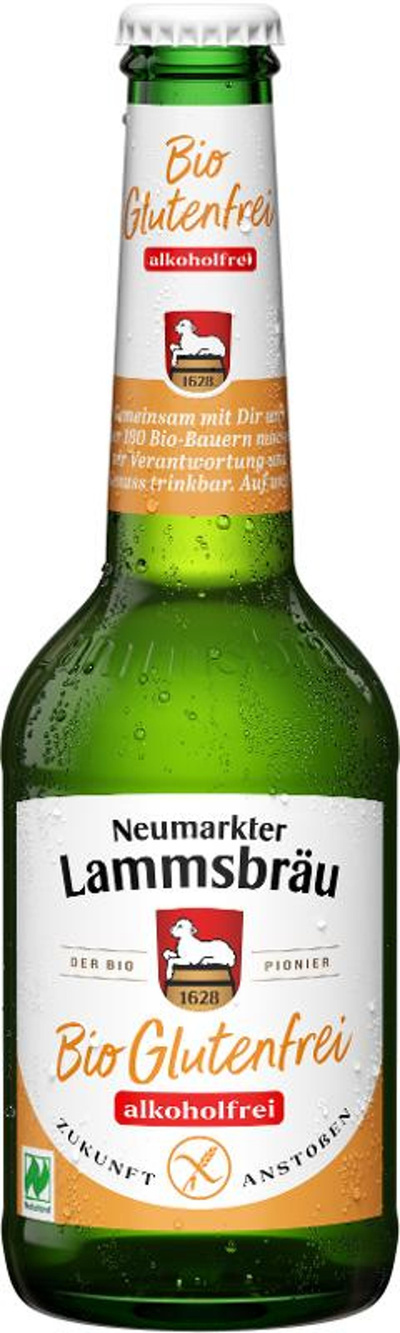 Produktfoto zu Lammsbräu glutenfrei & alkoholfrei 0,33 l