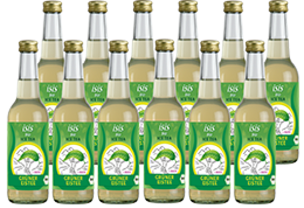Produktfoto zu ISIS Grüner Eistee 12 x 0,33 l