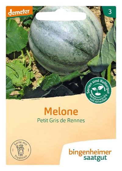 Produktfoto zu Saatgut Melone Petit Gris de Rennes