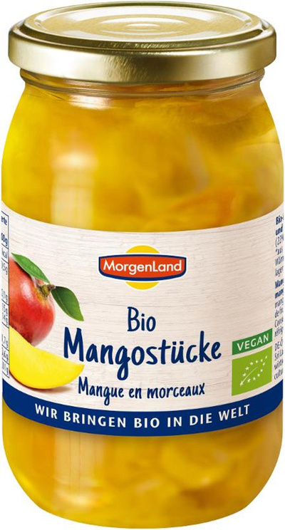 Produktfoto zu Mango-Stücke im Glas