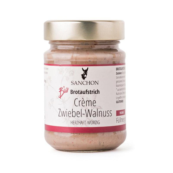 Produktfoto zu Brotaufstrich Créme Zwiebel-Walnuss