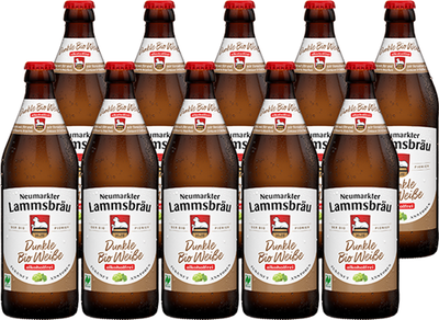 Produktfoto zu Lammsbräu Dunkle Weiße alkoholfrei Kasten