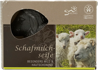Produktfoto zu Schafmilchseife schwarz