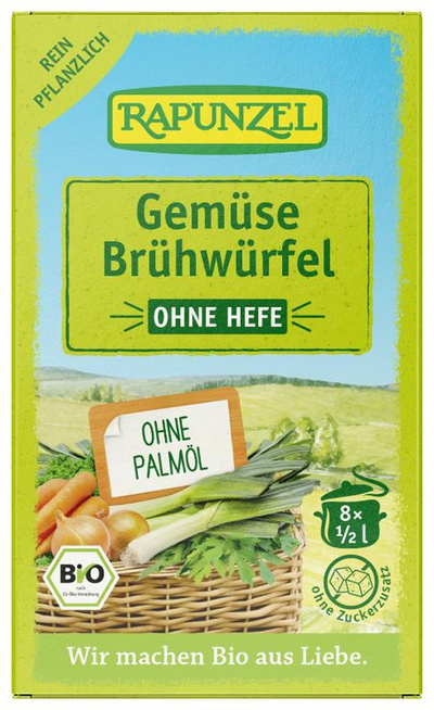 Produktfoto zu Gemüse-Brühwürfel ohne Hefe