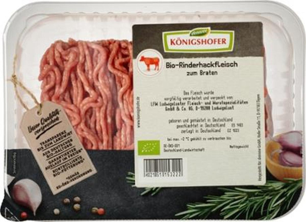 Produktfoto zu Hackfleisch Rind