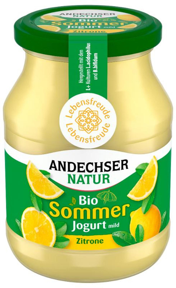 Produktfoto zu Joghurt Glas Zitrone