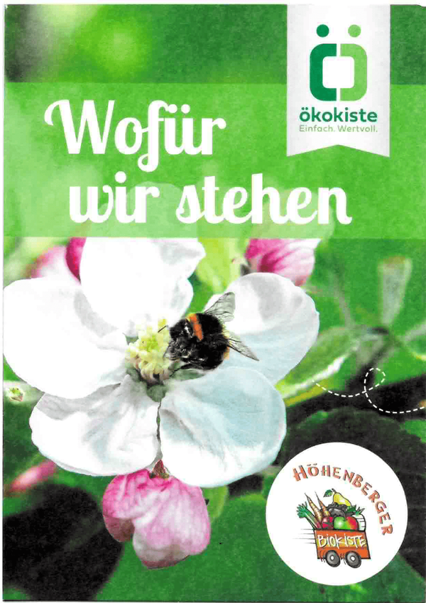 Produktfoto zu Flyer: Wofür wir stehen