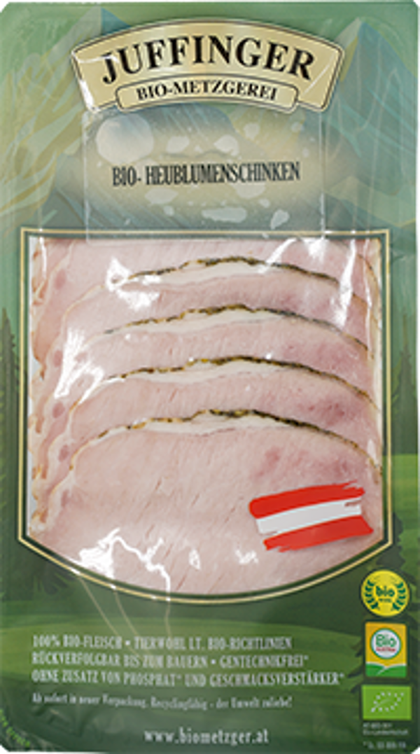 Produktfoto zu Heublumenschinken in Scheiben