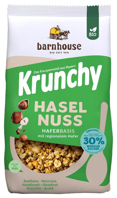 Produktfoto zu Krunchy Haselnuss weniger Zucker