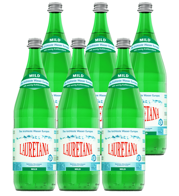 Produktfoto zu Lauretana mild 6 x 1 l