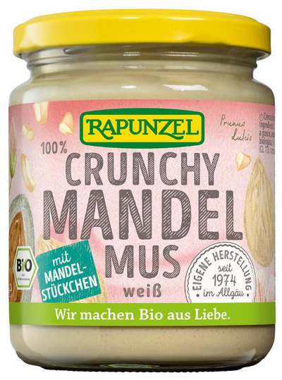 Produktfoto zu Mandelmus weiß Crunchy