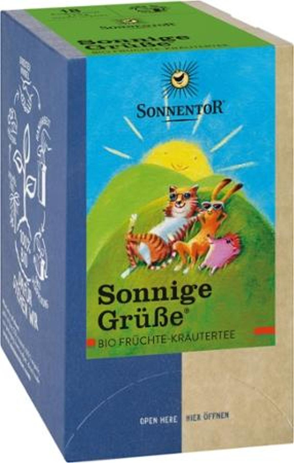 Produktfoto zu Sonnige Grüße Tee