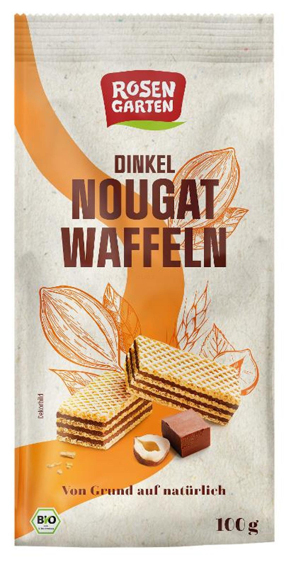 Produktfoto zu Dinkel Nougat Waffeln
