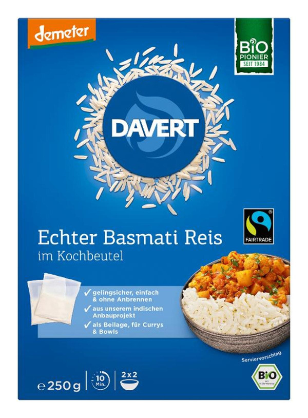 Produktfoto zu Basmati Reis Kochbeutel
