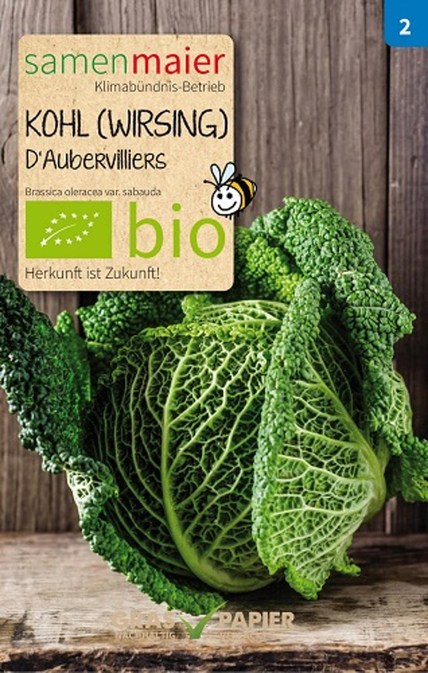 Produktfoto zu Saatgut Wirsing D'Aubervilliers