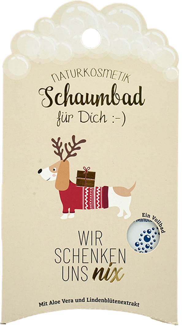 Produktfoto zu Schaumbad für Dich, wir schenken uns nix