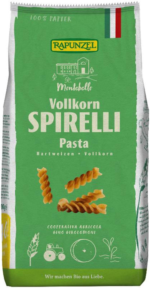 Produktfoto zu Spirelli Nudeln Vollkorn