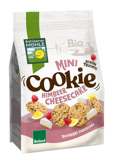 Produktfoto zu Mini Cookie Himbeer Cheescake