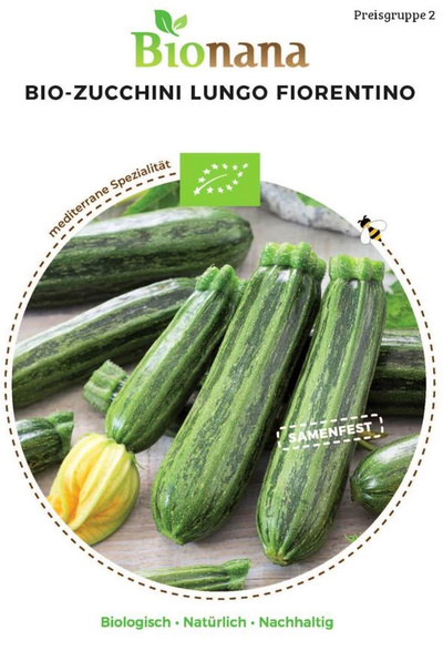 Produktfoto zu Saatgut Zucchini Lungo Fiorentino