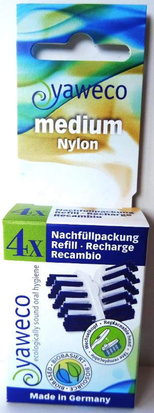 Produktfoto zu Nachfüllpackung Wechselköpfe 4er medium Nylon