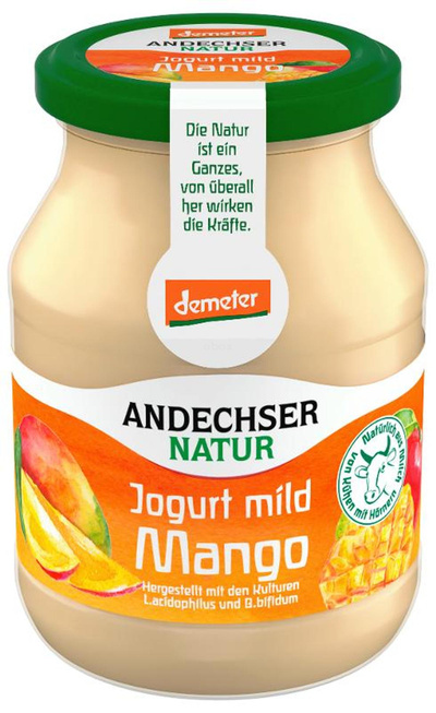 Produktfoto zu Joghurt Glas Mango