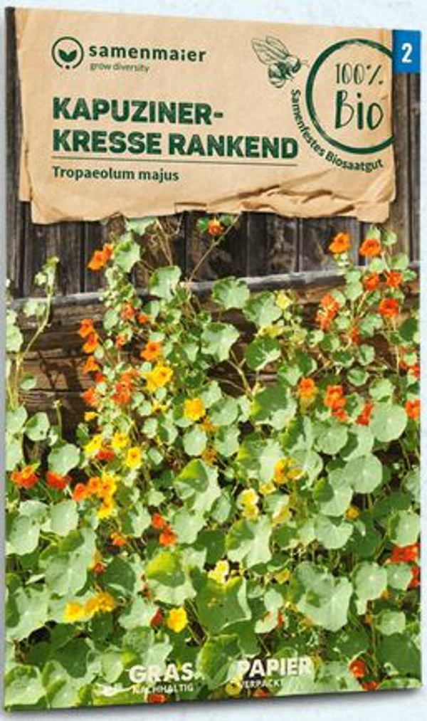 Produktfoto zu Saatgut Kapuzinerkresse rankend