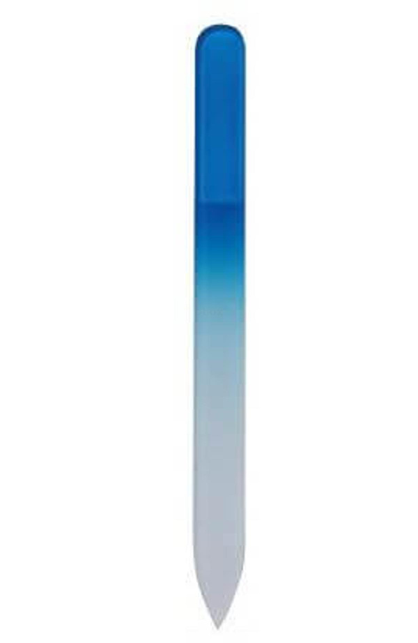 Produktfoto zu Glasnagelfeile spitz blau