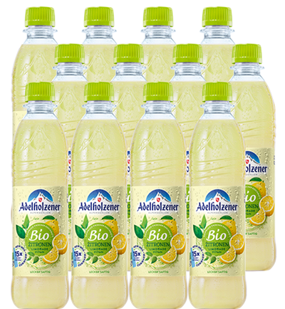 Produktfoto zu Adelholzener Zitrone Kasten