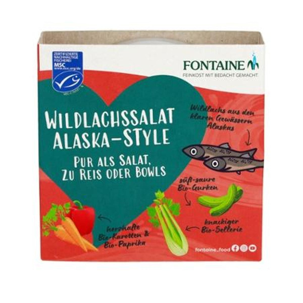 Produktfoto zu Wildlachs Salat Alaska