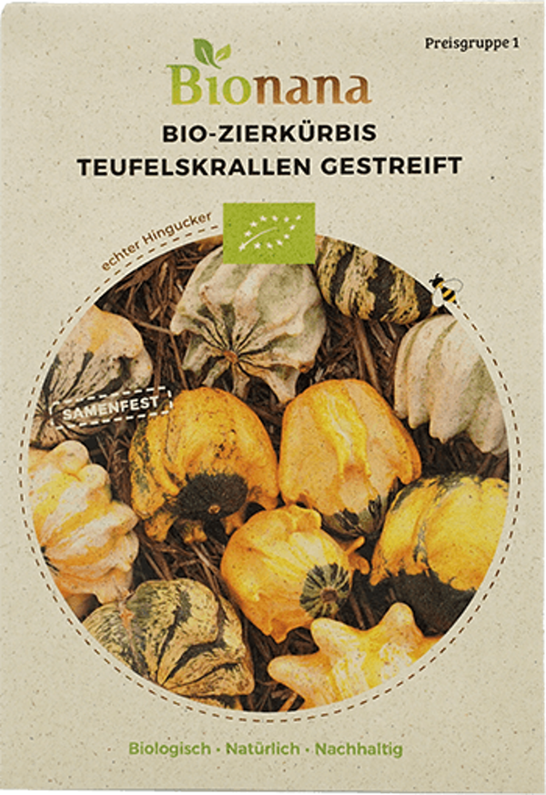 Produktfoto zu Saatgut Zierkürbis