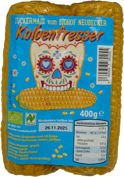 Produktfoto zu Zuckermaiskolben vakuumiert